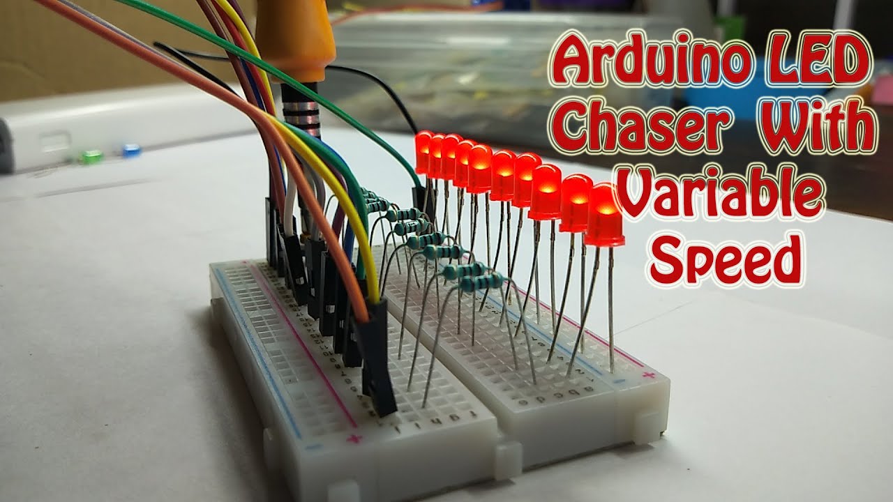How to make Speed Variable Led Chaser with Arduino  | Arduino Basics-2 | ELECTRO TechTube