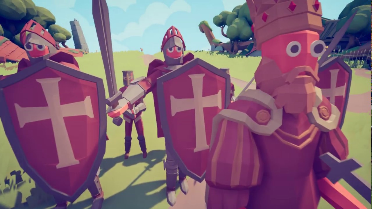 TABS | King 3 Knights And 5 Squires VS All Units! (Same Price) 1/2