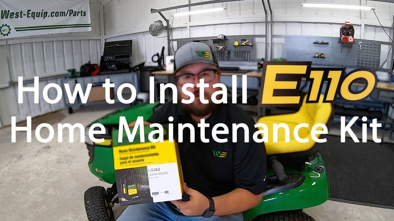 How to Service John Deere E110 | Change Oil, Air Filter, Fuel Filter and Spark Plug