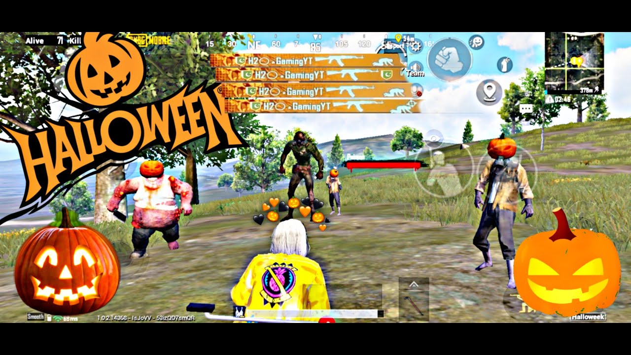 New Halloween Mode in PUBG MOBILE | H2O Gaming | Akm Hellfire  | 28 Kills