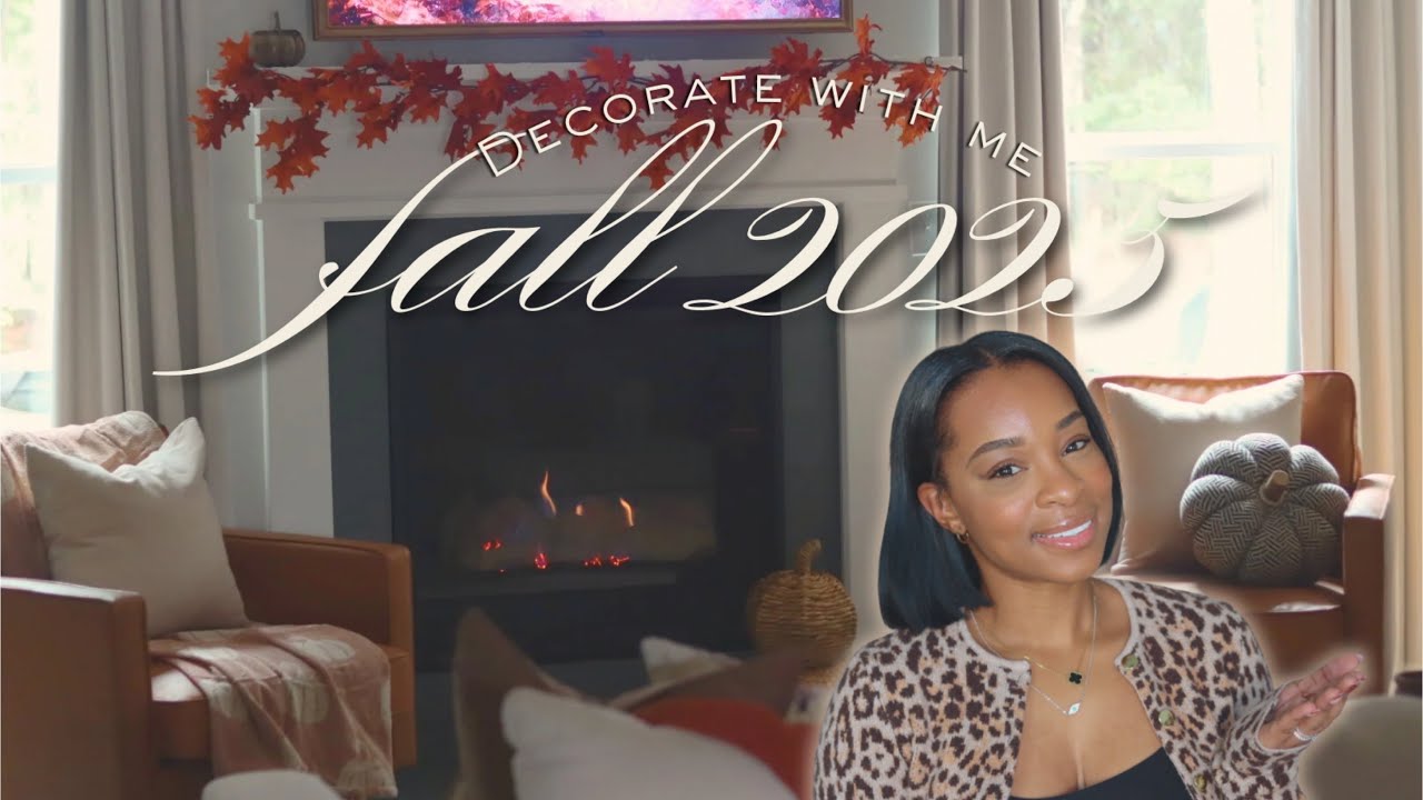 FALL DECORATE WITH ME 2025🍂 Warm & Cozy Home Tour