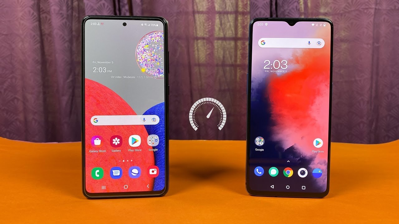 Samsung Galaxy A52s 5G vs OnePlus 7T - Speed Test & Comparison! (Snapdragon 778G 5G vs 855+)!