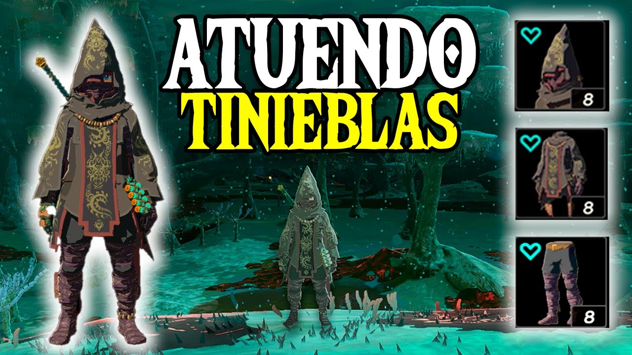 ✨ ¡¡Cómo Conseguir el ATUENDO DE LAS TINIEBLAS y Protegerte de la Malicia en Zelda Tears!!
