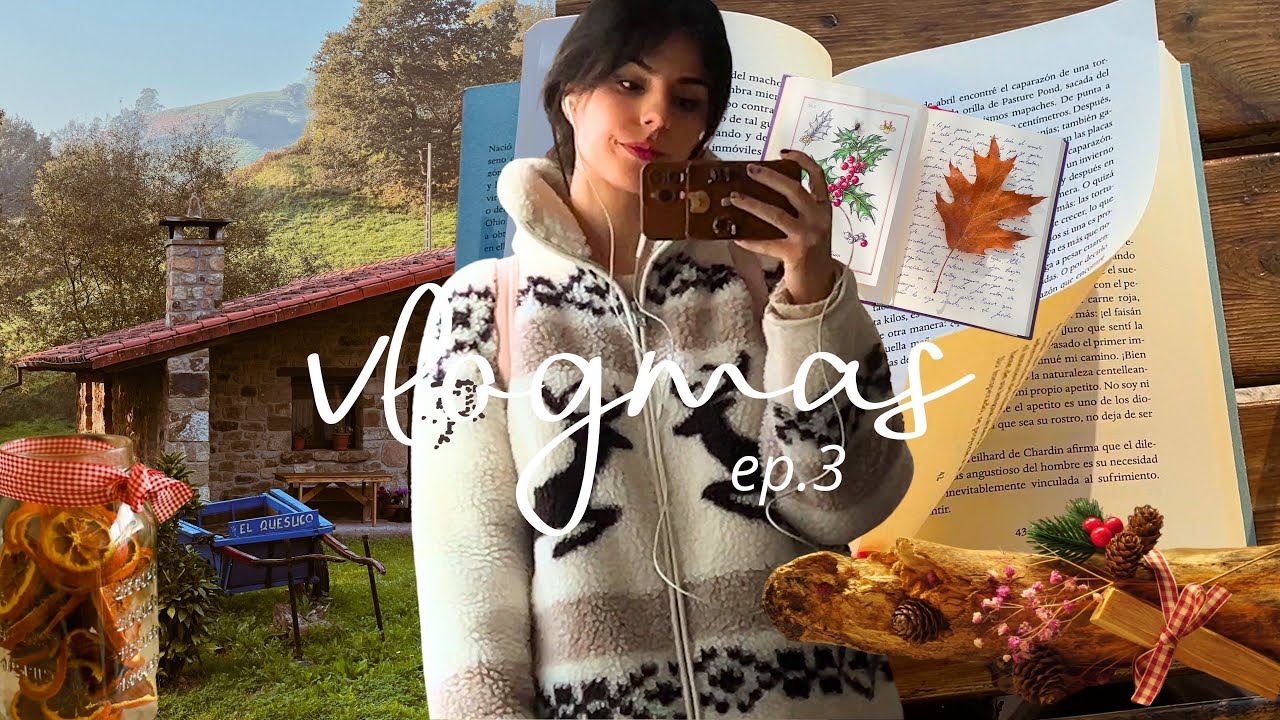 celebrando yule en una cabaña y el bosque en invierno 🕯️🍃vlogmas ep.3