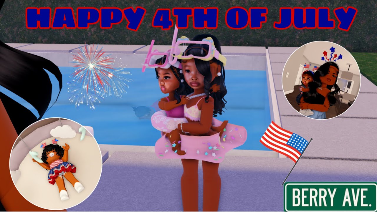 HAPPY 4TH OF JULY! *SWIMING, COOKOUT, AIRBNB* |Berry Ave Roleplay #roleplay #roblox #berryave