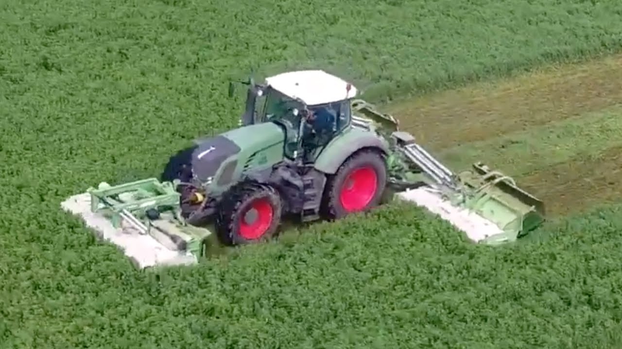Traktor Fendt 927 Vario Plus i zestaw Samasz