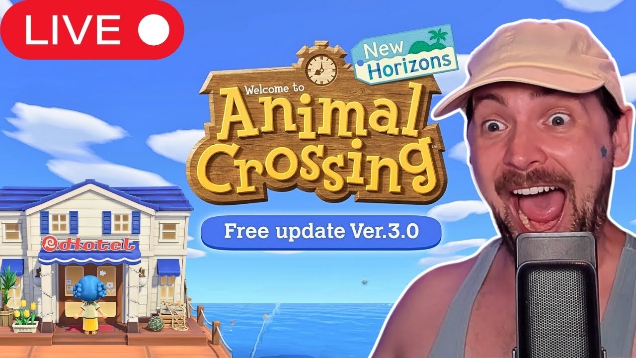 ANIMAL CROSSING UPDATE IS HERE!! | BETTER QUALITY ON TWITCH!