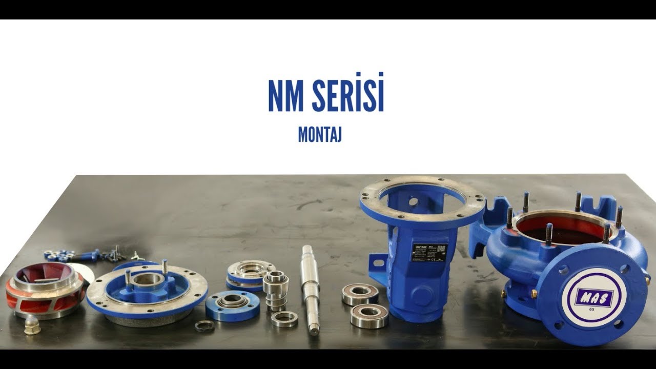 U&ccedil;tan Emişli Norm Santrif&uuml;j Pompalar NM Serisi &Uuml;r&uuml;n Montajı