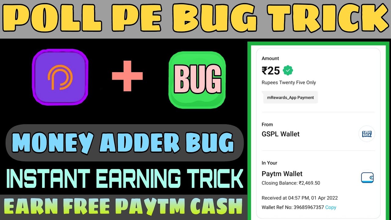 *TRICK* Earn Per Number ₹15 instant in Paytm 🤑|| Pollpe app unlimited trick || 2022 Self earning app
