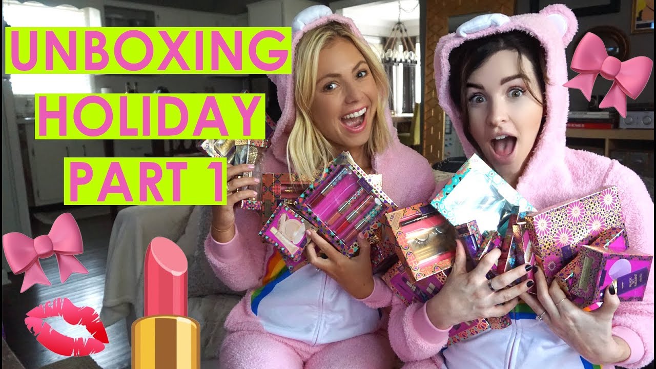 holiday unboxing with Jen & Deanna part 1! | tarte talk