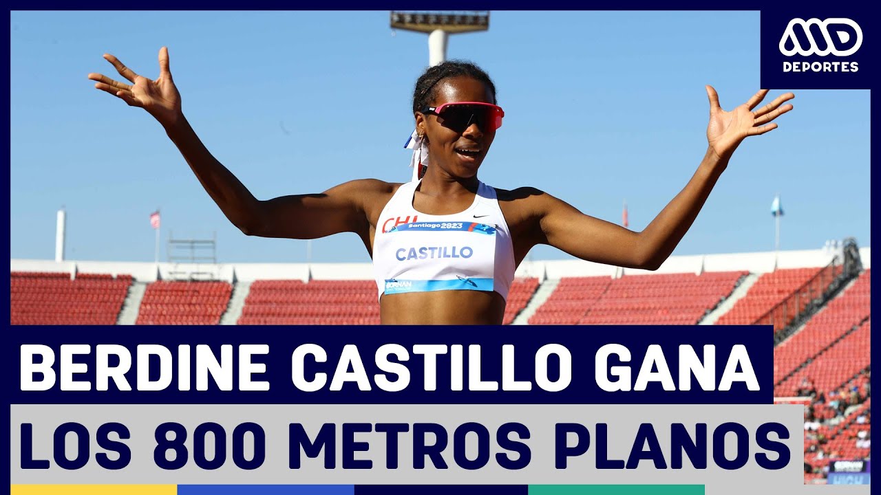 Berdine Castillo gana los 800 metros planos en el Grand Prix Sudamericano