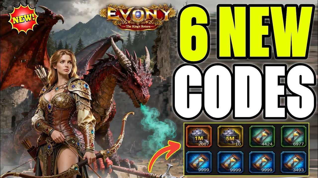 ⚠️*New Upd! ⚠️ Evony The King's Return Redeem Codes 2026 - Evony The King's Return Codes