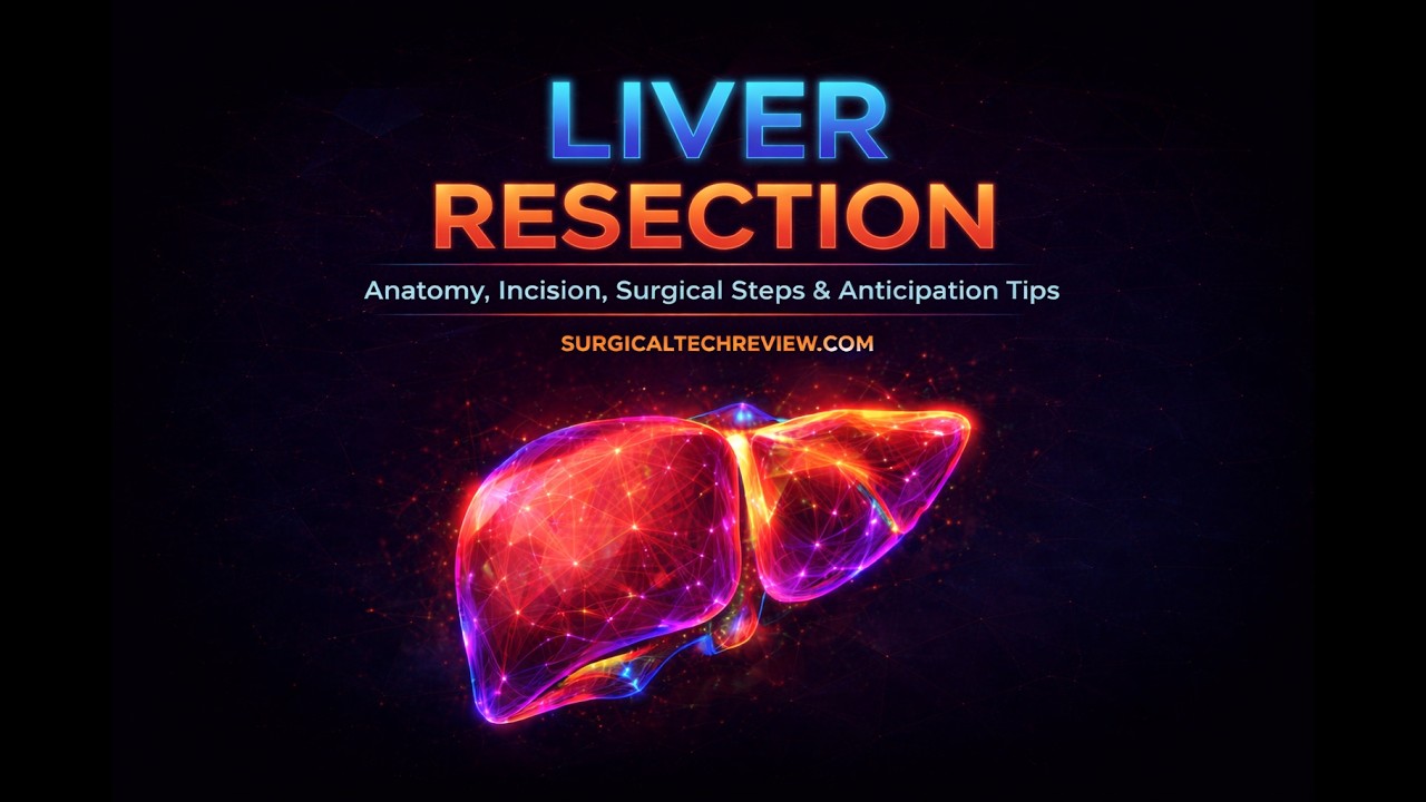 Liver Resection Explained | Anatomy, Surgical Steps, Instruments & Surgical Tech Tips