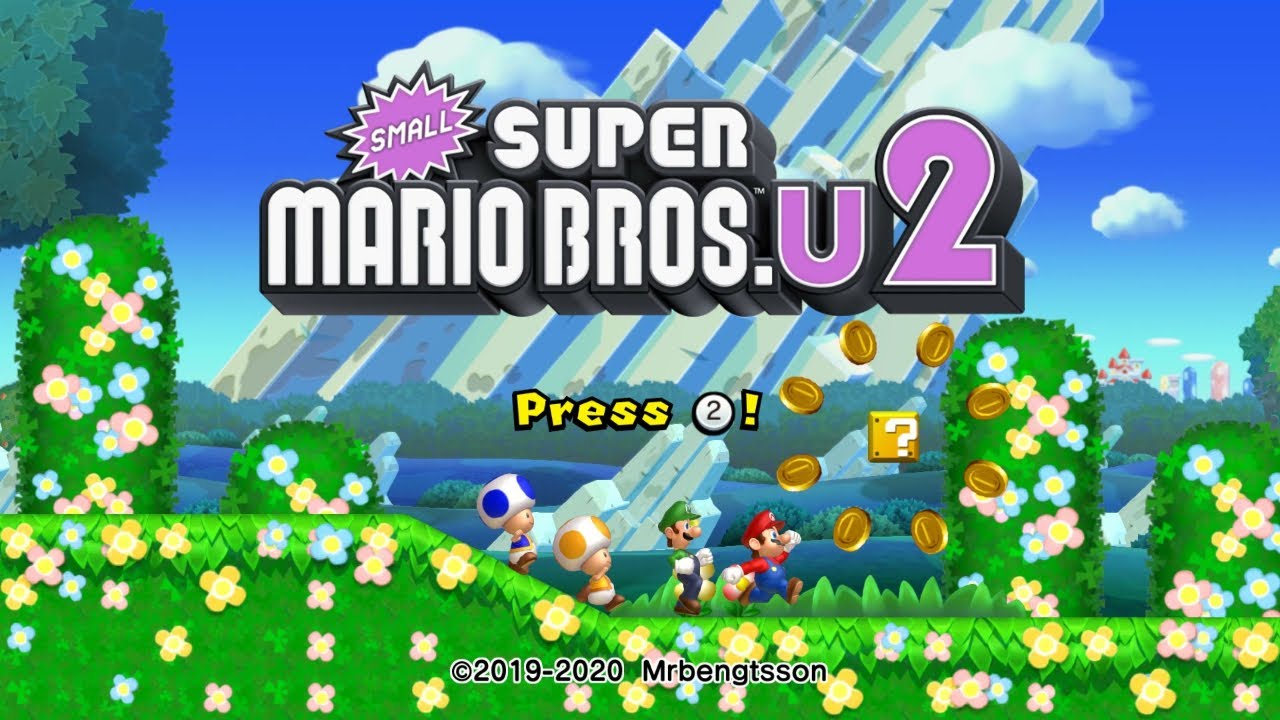 SMALL Super Mario Bros.U2 #1 Walkthrough 100%