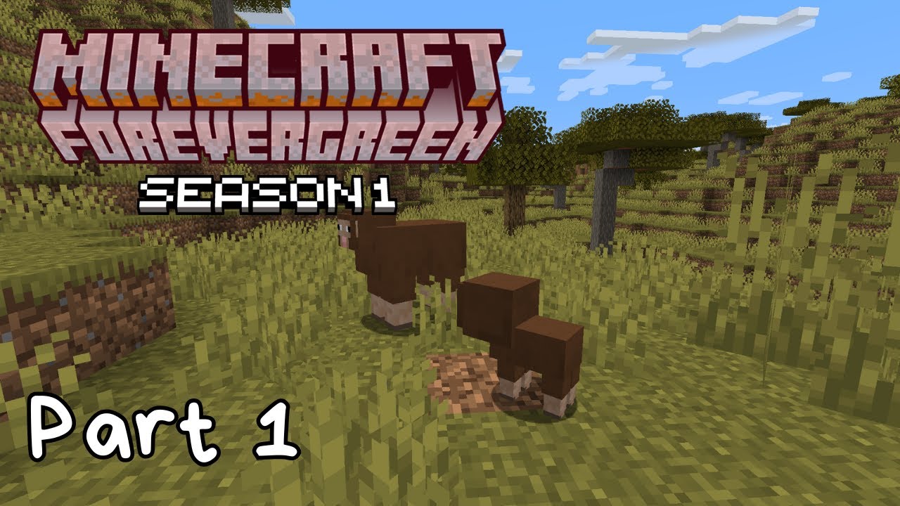 Starting Our Forever World | Minecraft Forevergreen S1 P1 | No Commentary