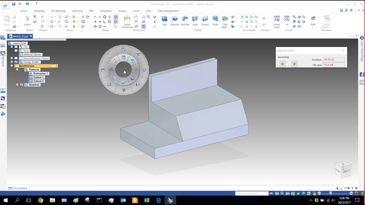 Solid Edge User Interface 1