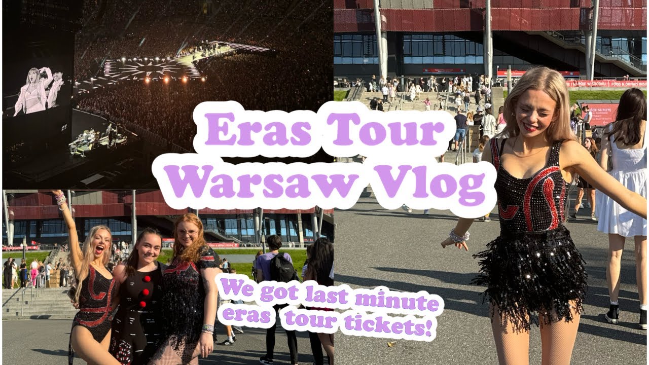 We got LAST MINUTE Eras Tour Tickets for Warsaw | Eras Tour Vlog