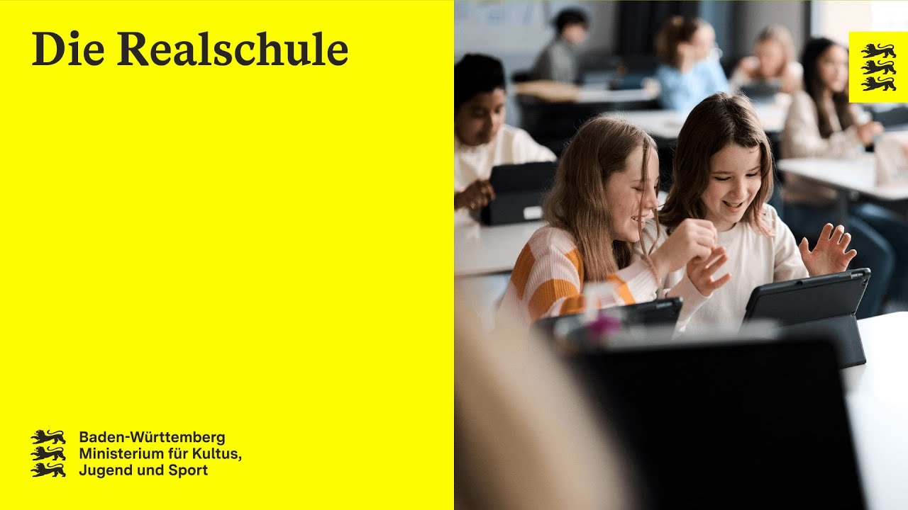 Die Realschule in Baden-W&uuml;rttemberg