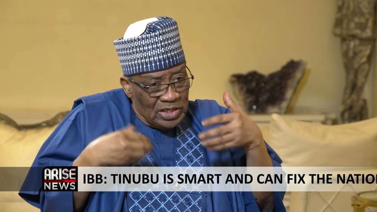 IBB: Tinubu is Smart and Can Fix the Nation