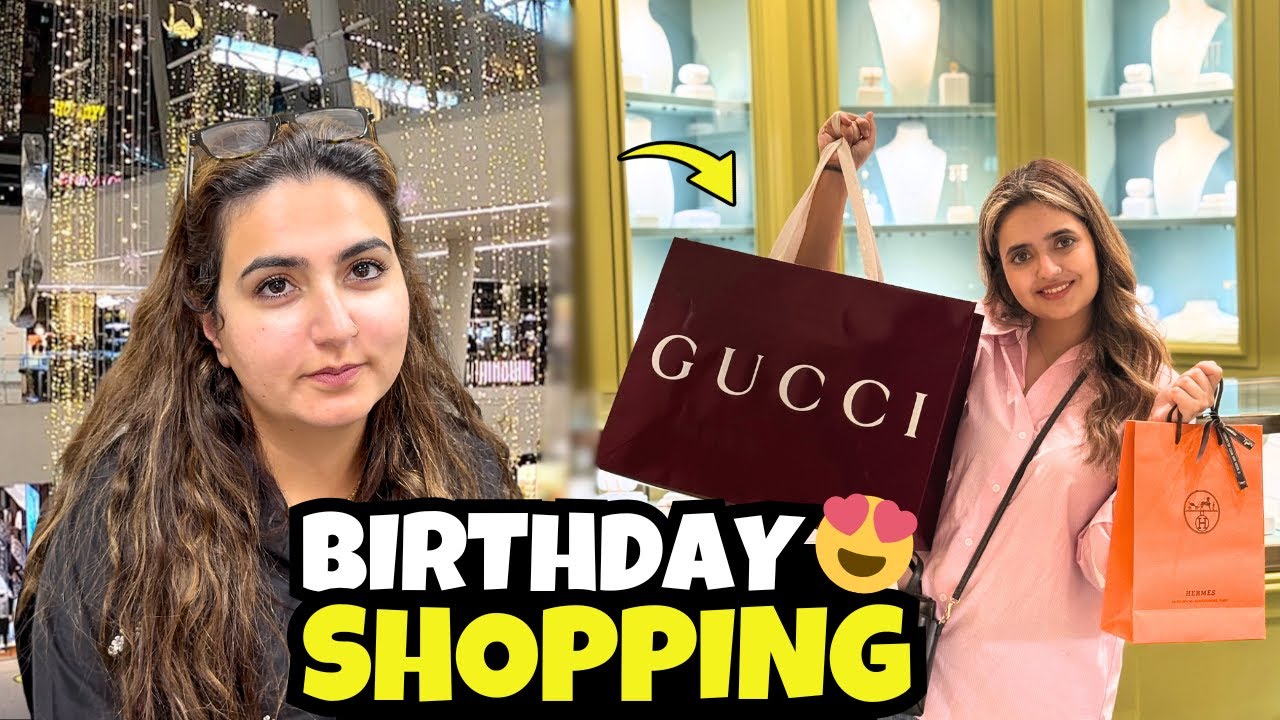 Luxury Shopping with sister 😍 Tried best food in Dubai Mall 😛