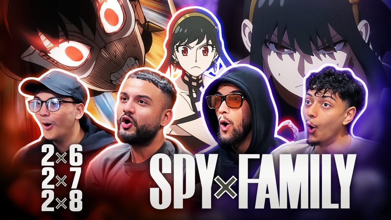 YOR VS ASSASSINS!!! 🔥 | BROTHERS watch Spy x Family 2x6 - 2x8 | REACTION