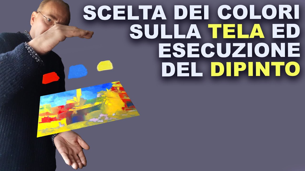Un metodo per miscelare i colori sulla tela e creare una base per dipingere