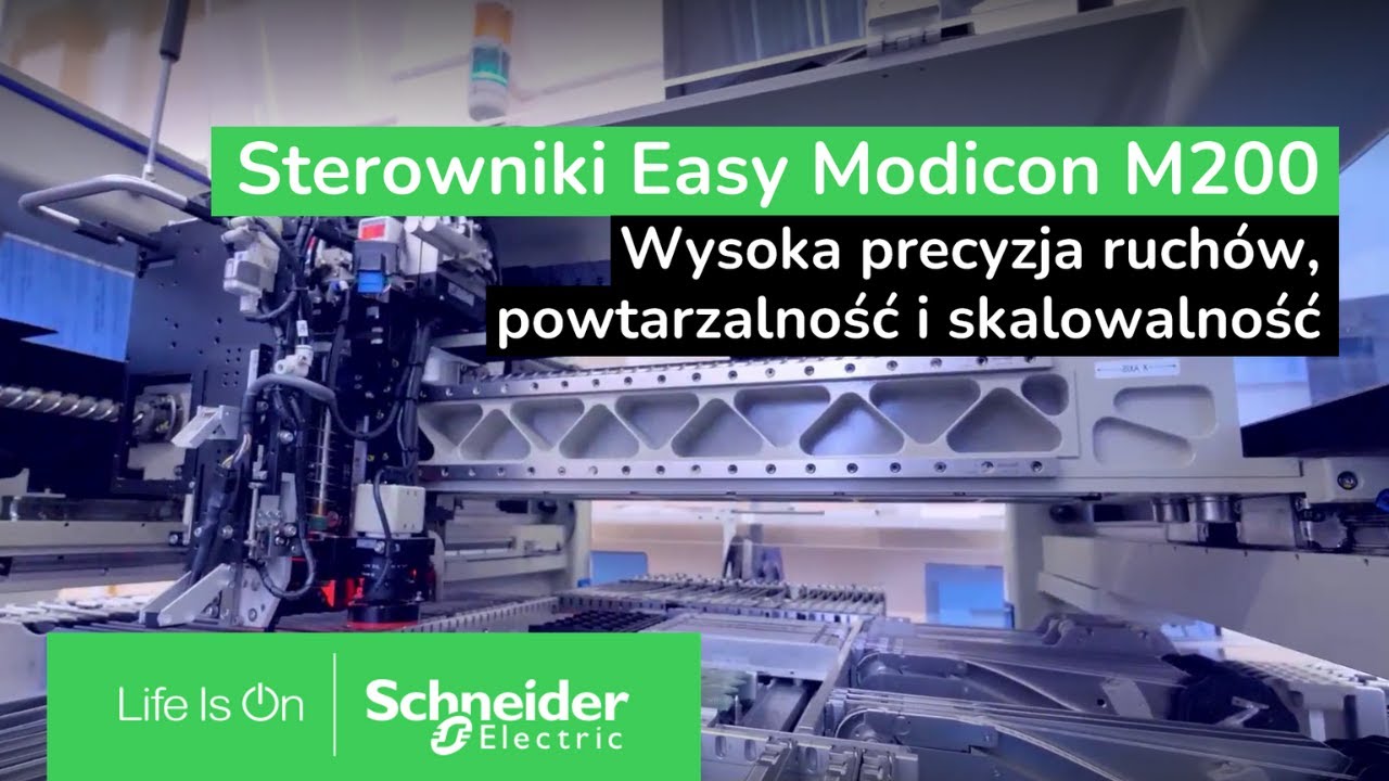 Sterowniki Easy Modicon M200 - precyzja ruchów, powtarzalność i skalowalność | Schneider Electric
