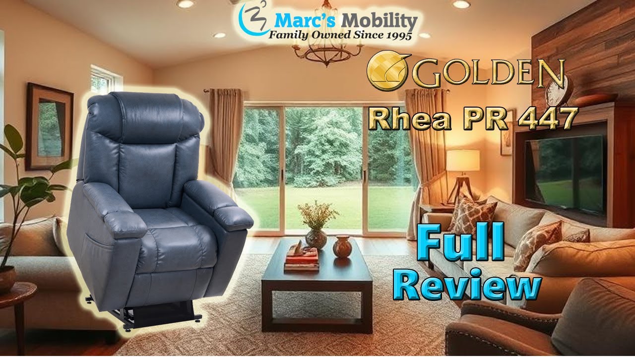 Golden Deluna Rhea Lift Chair with Twilight Tilt and Nirvana Massage - PR 447