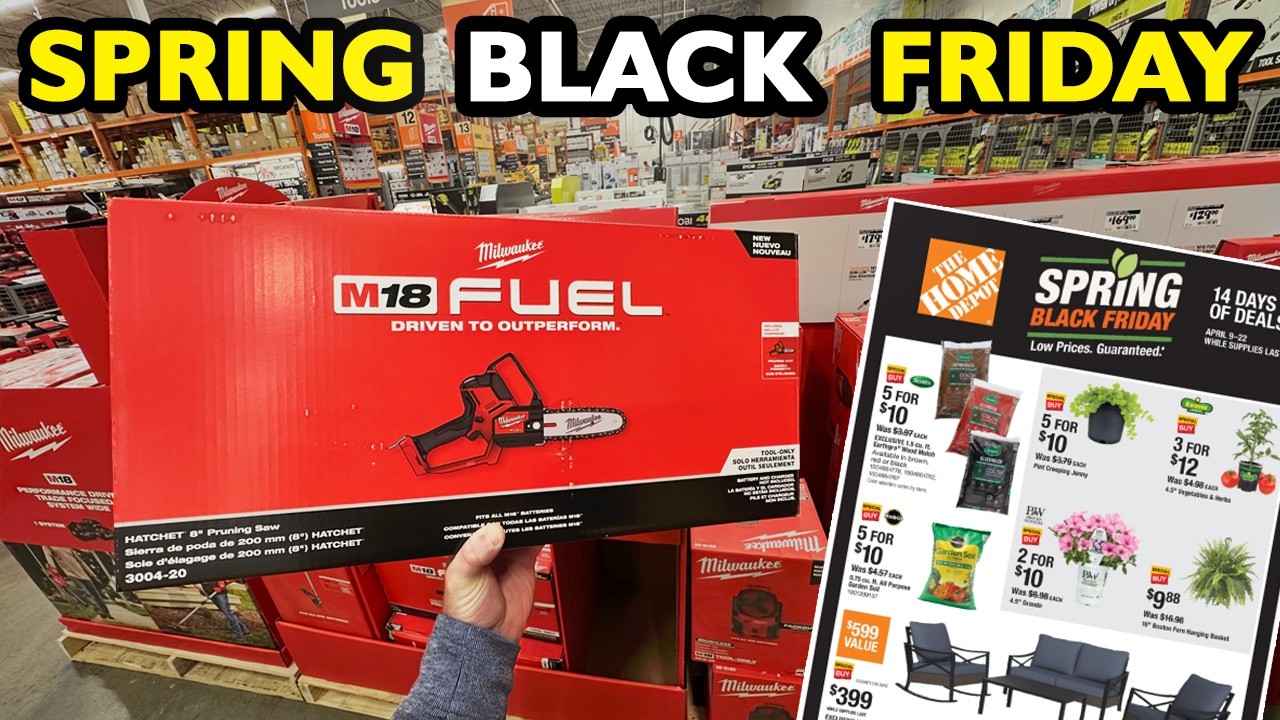 Весенняя распродажа &laquo;Черная пятница&raquo; в Home Depot начинается ПРЯМО СЕЙЧАС!