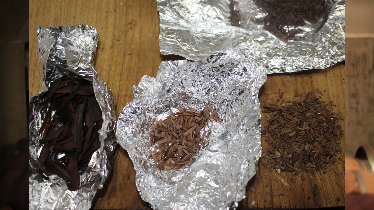 Toasting your own wood chips for ageing