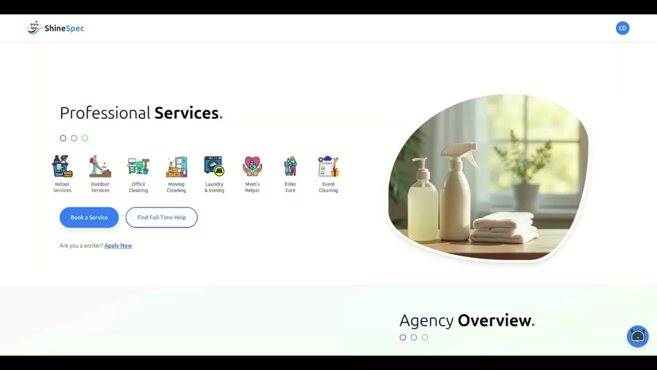 How to Book Indoor Services on the Shine Spec Website