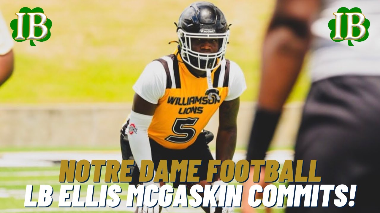 Linebacker Ellis McGaskin Commits To Notre Dame!