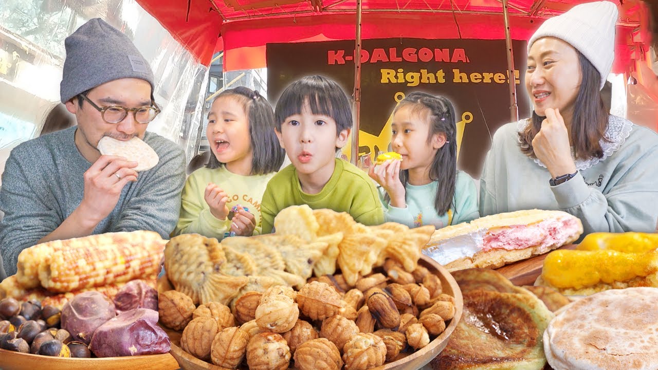 JAJAN STREET FOOD MUSIM DINGINNYA KOREA!! 겨울 길거리음식 헌팅!!