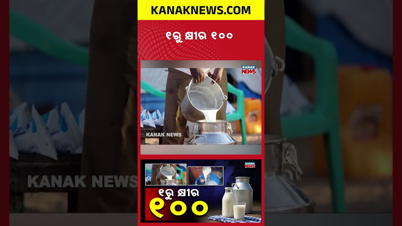୧୦୦ ଟପିବ କ୍ଷୀର ଲିଟର ! Special Report On Milk Price  | Milk to Get Costlier From September 1
