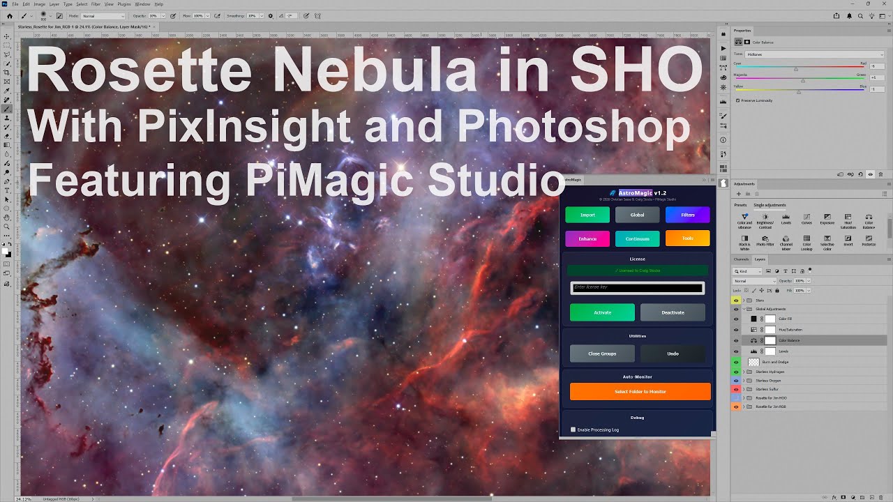 Rosette Center SHO с PiMagic Studio