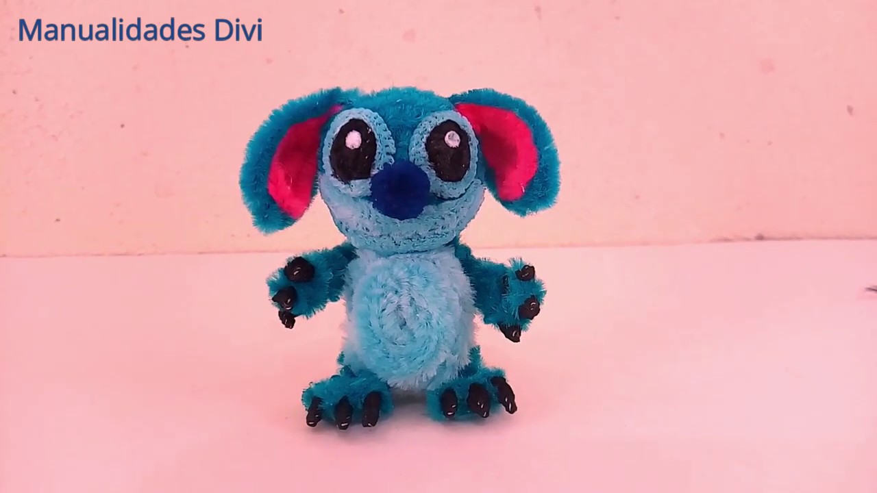 Como hacer un Stitch con limpiapipas/pipe cleaner crafts