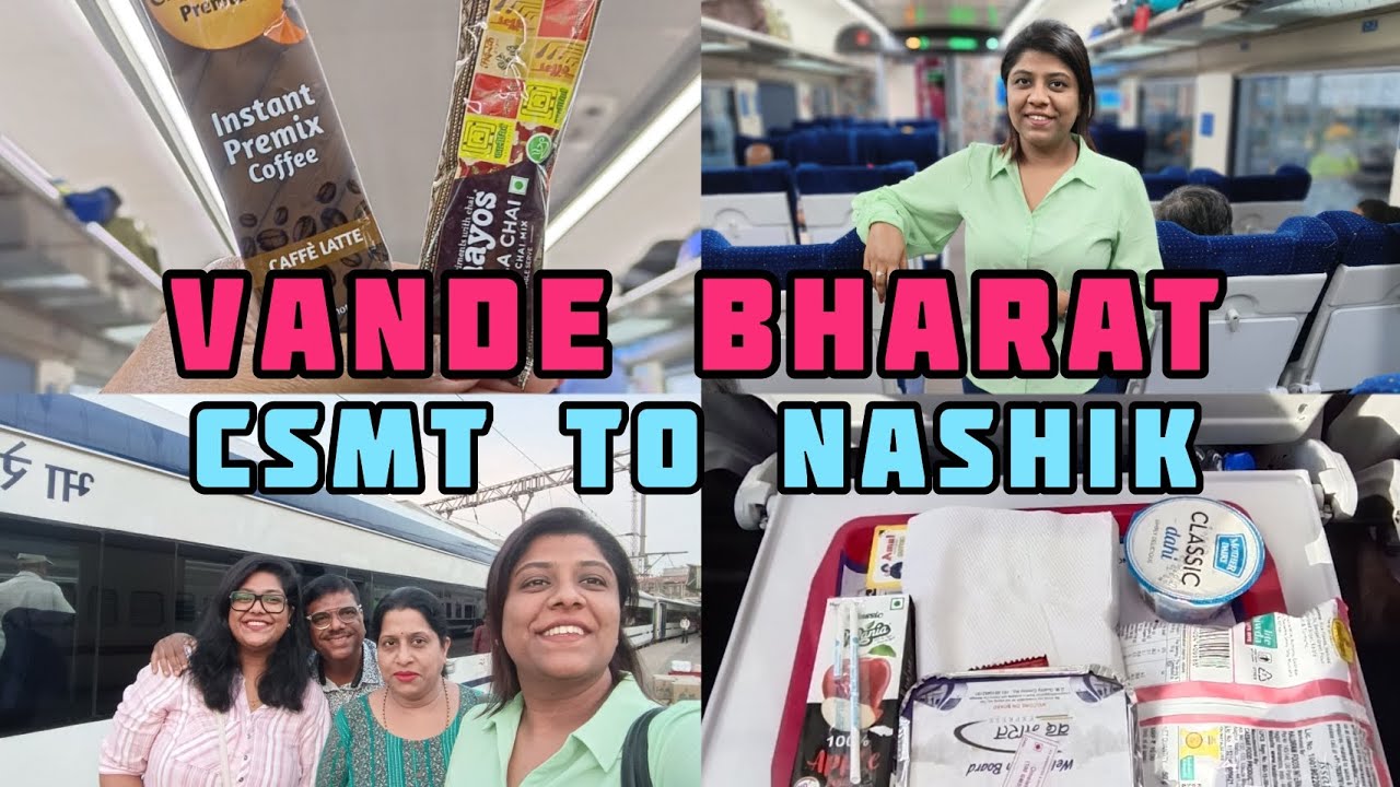 Vande Bharat Express | CSMT to Nashik | Mumbai | Fastest Train | CSMT to Shirdi |