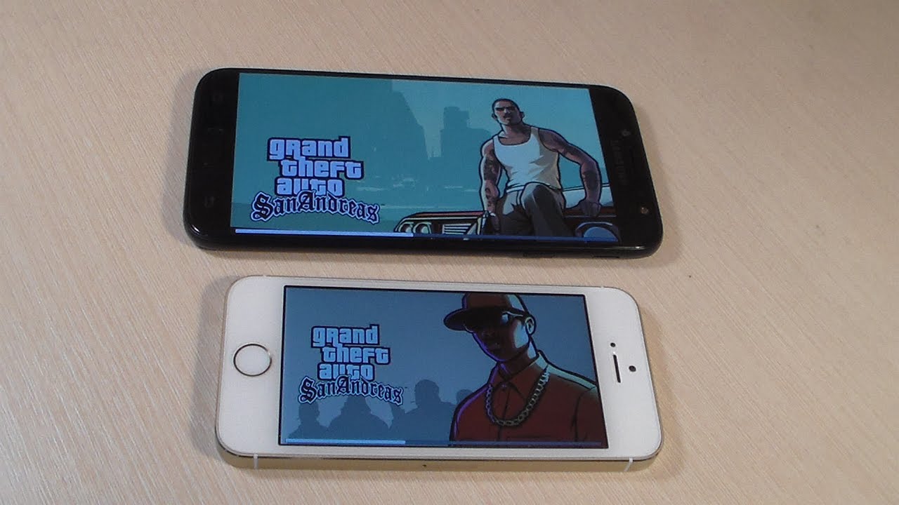 Samsung Galaxy J7 2017 vs iPhone 5S (HD)