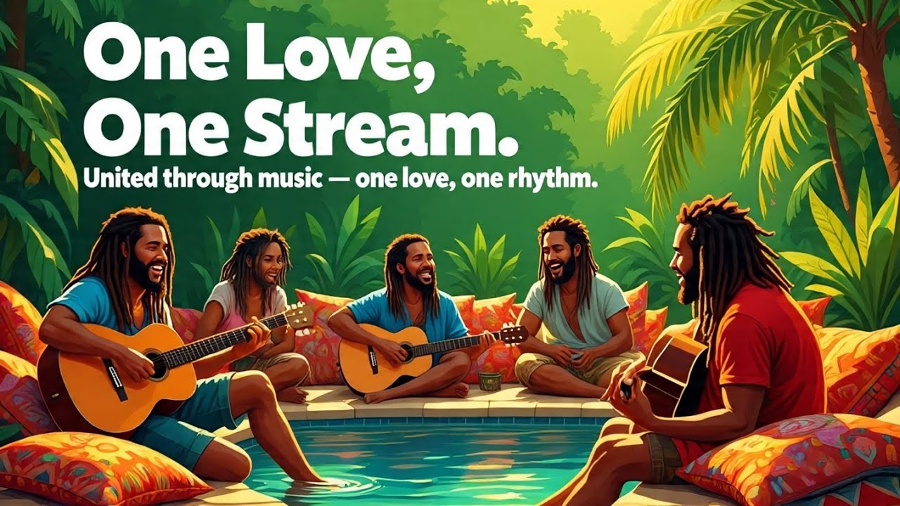 Roots Reggae Vibes 🏝️ Bob Marley & Friends - Chill Island Mix Live! ☀️🎶