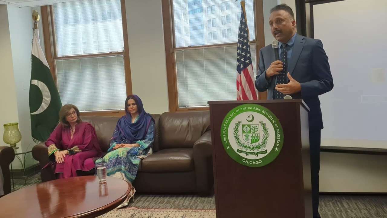 Consul General of Pakistan Chicago Mr Tariq Karim