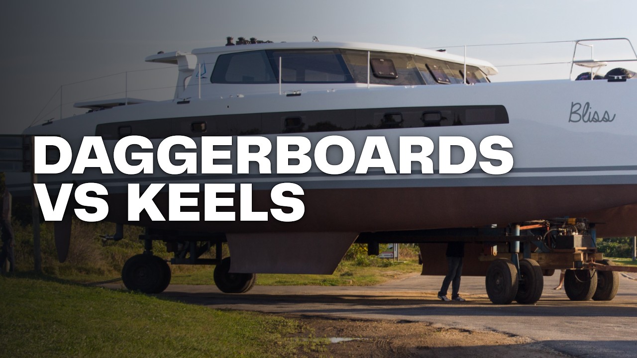 Daggerboards or Keels on a Balance Catamaran?