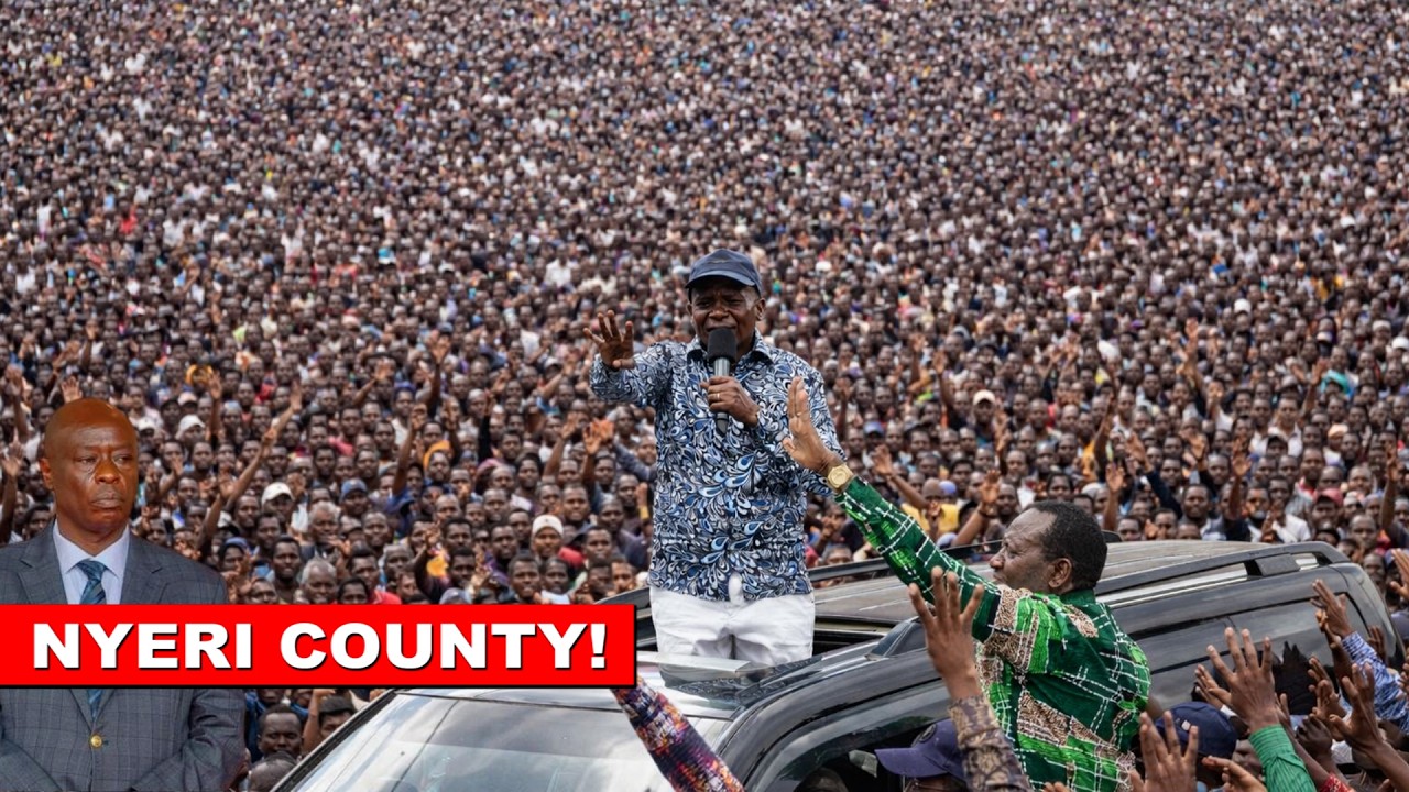 DP Kindiki Mega Rally in Nyeri, Gachagua's main bedroom to popularise Tutam slogan!🔥