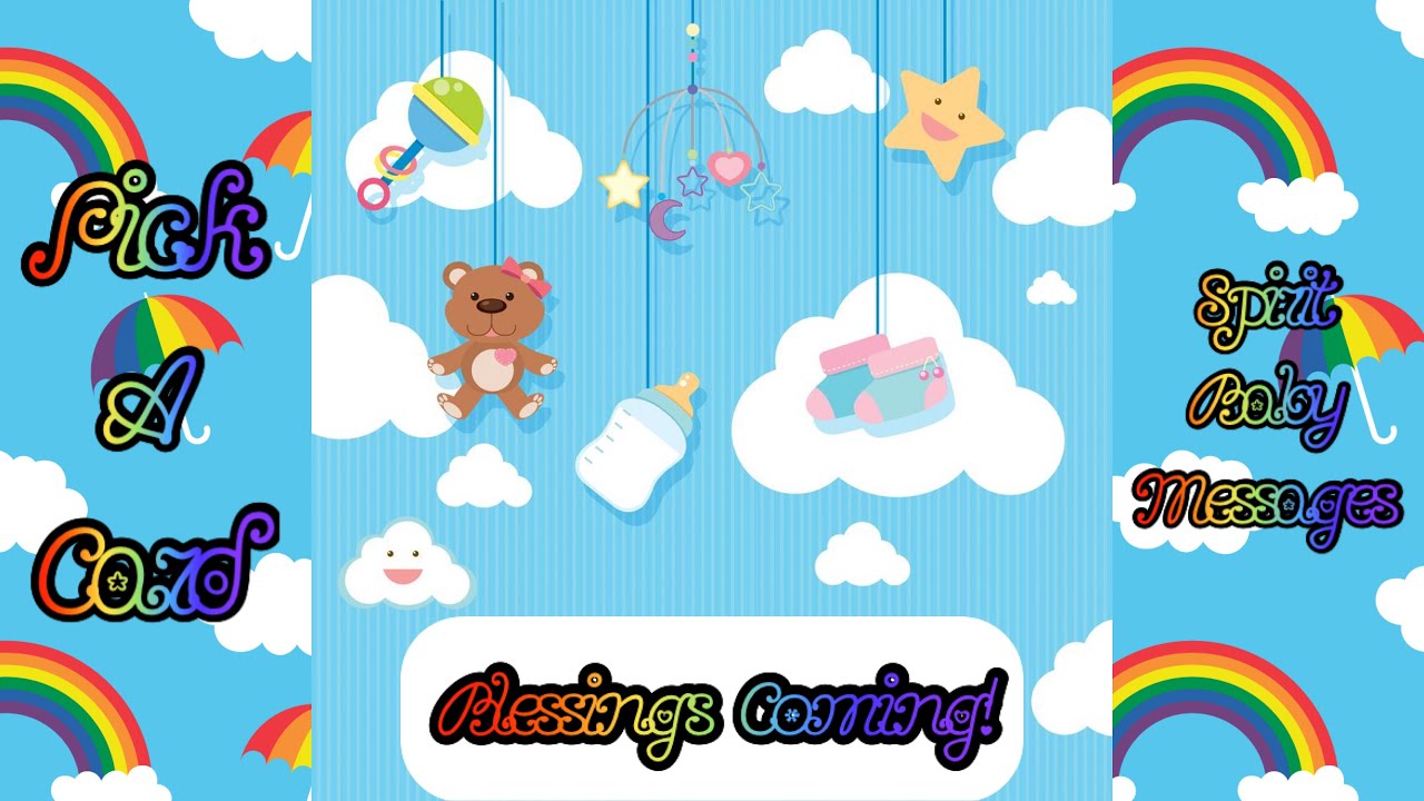Rainbow Blessings Coming In! 🎡🌈 Spirit Baby Messages 🤍🍼| Pick A Card Tarot Reading 👼🌼