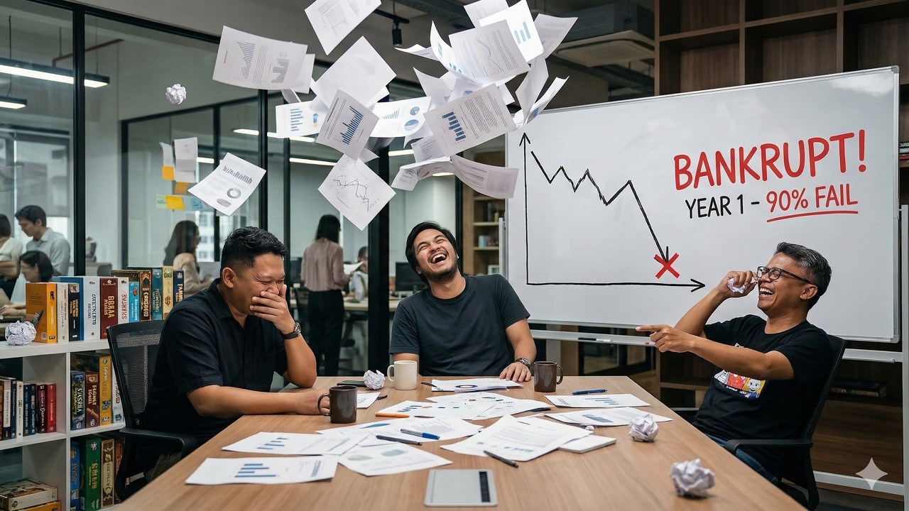 Pahitnya Realita: Kenapa 90% Startup & Bisnis Gagal di Tahun Pertama?