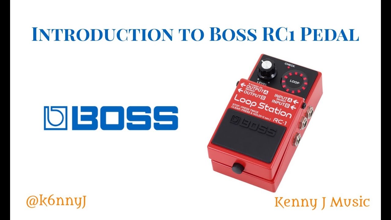 Beginners Guide To Using a Boss RC1 Loop Station