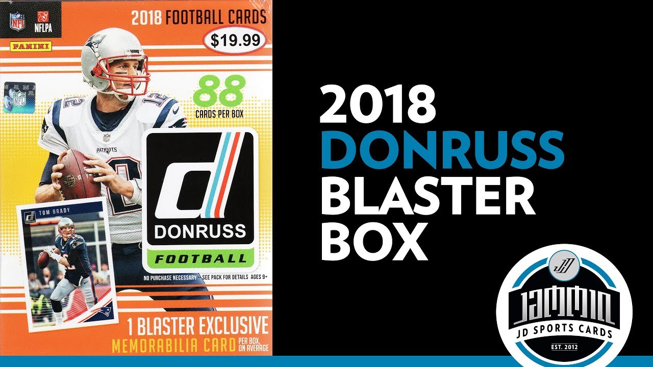 2018 Panini Donruss Football Retail Blaster Box Break