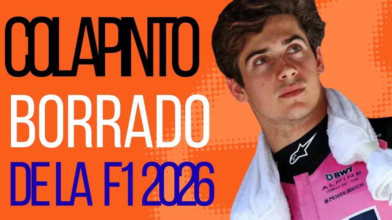 ¡ESCÁNDALO EN LA F1! Franco Colapinto DESAPARECE de la lista oficial de pilotos 2026 😱