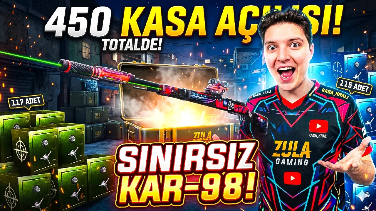 Sınırsız Kar-98 İçin 450 Kasa! (Nişancı ve Makinalı Kasası Açılışı)