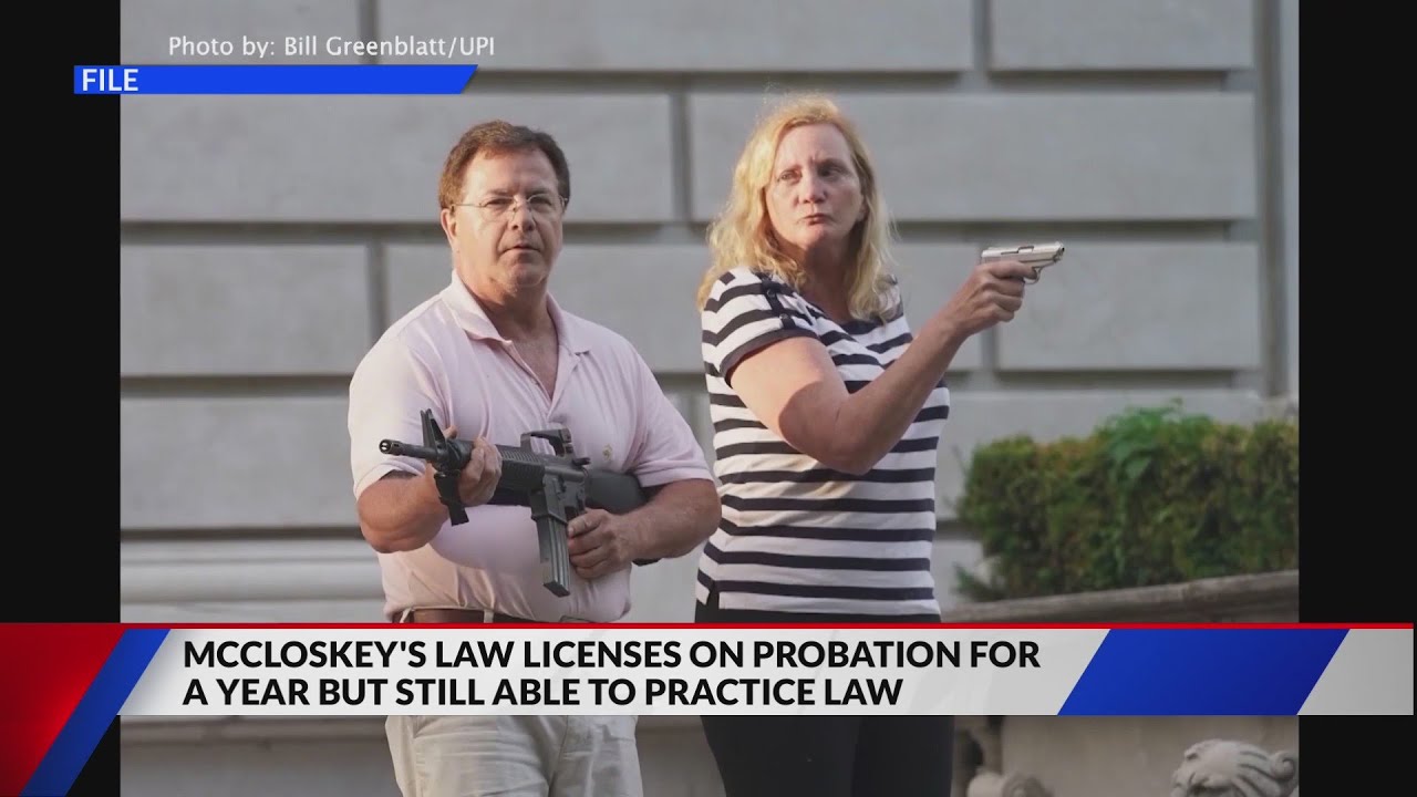 McCloskeys' law licenses on probation after court ruling