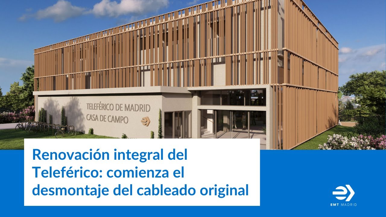 EMT y el Ayuntamiento de Madrid están acometiendo la renovación integral del Teleférico de Madrid.